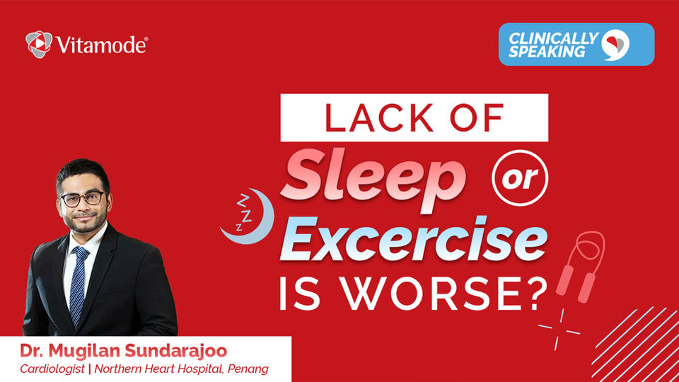 Lack of Sleep or Exercise is worse?